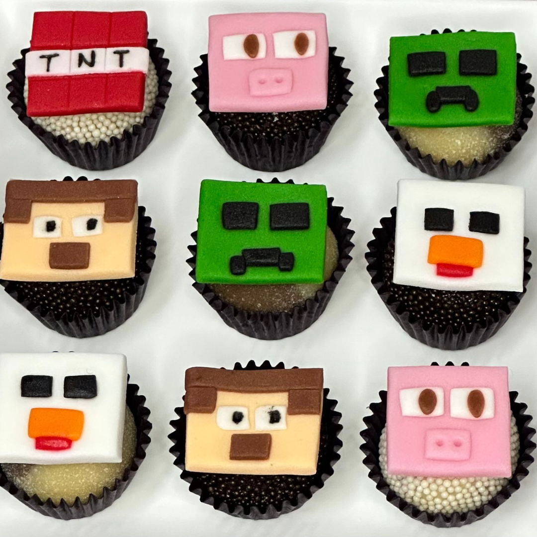 CUPCAKE PERSONALIZADO MINECRAFT